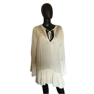 Free people long sleeve dress Large